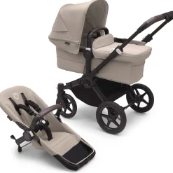 Kinderwagens*Bugaboo Donkey5 Mono compleet Black Desert Taupe