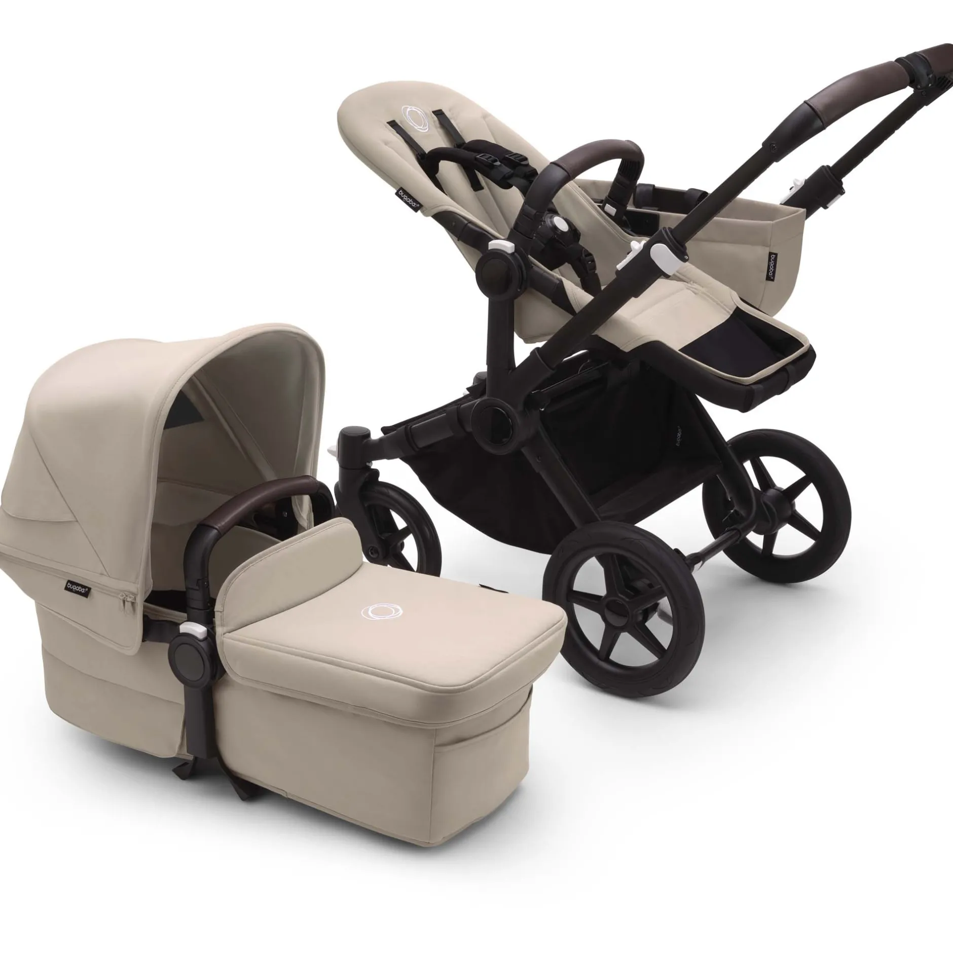Kinderwagens*Bugaboo Donkey5 Mono compleet Black Desert Taupe