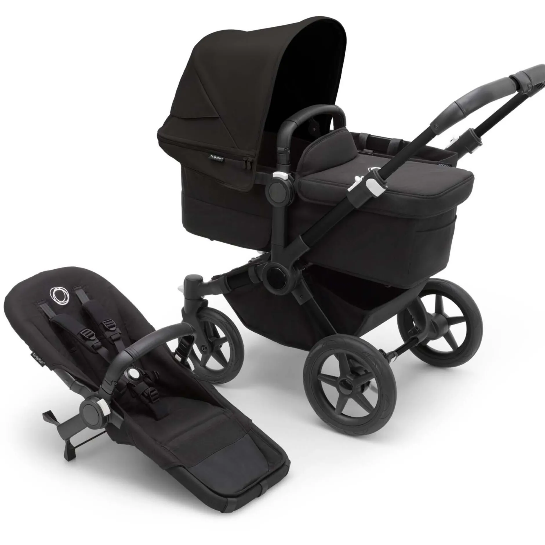 Kinderwagens*Bugaboo Donkey5 Mono compleet Black Midnight Black
