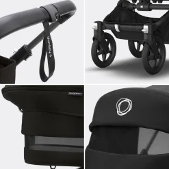 Kinderwagens*Bugaboo Donkey5 Mono compleet Black Midnight Black