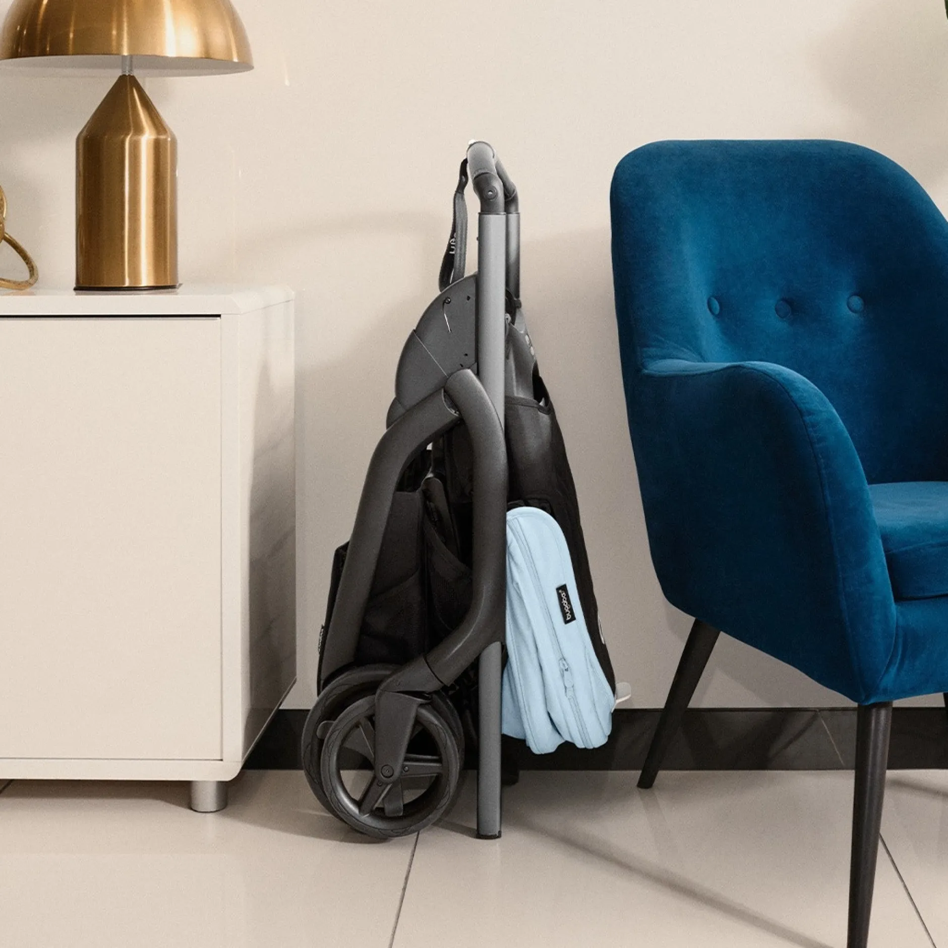 Kinderwagens*Bugaboo Dragonfly compleet Graphite Black Blue Graphite Black Blue