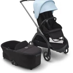 Kinderwagens*Bugaboo Dragonfly compleet Graphite Black Blue Graphite Black Blue