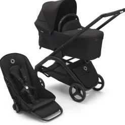 Kinderwagens*Bugaboo Dragonfly compleet Midnight Black Midnight Black