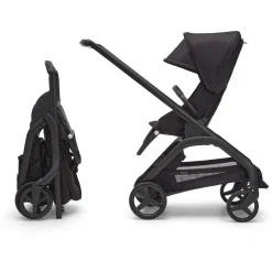 Kinderwagens*Bugaboo Dragonfly compleet Midnight Black Midnight Black