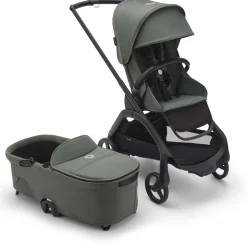 Frames Met Zit*Bugaboo Dragonfly frame + zit Black Forest Green