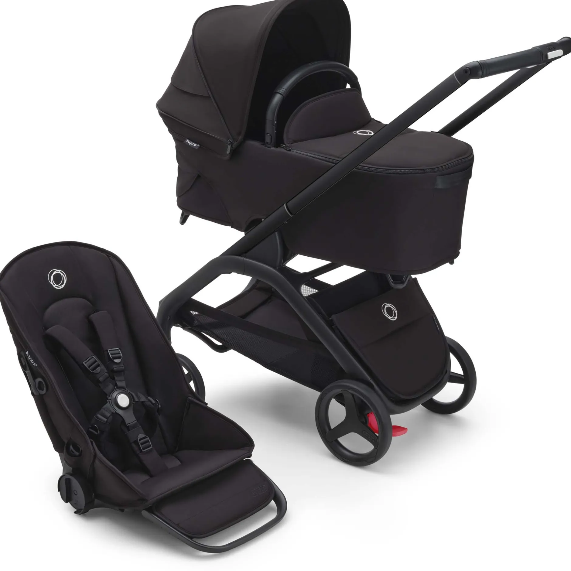 Reiswiegen*Bugaboo Dragonfly reiswieg Midnight Black