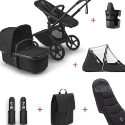 Bundels En Combideals|Kinderwagens*Bugaboo Fox5 Renew bundel Heritage Black