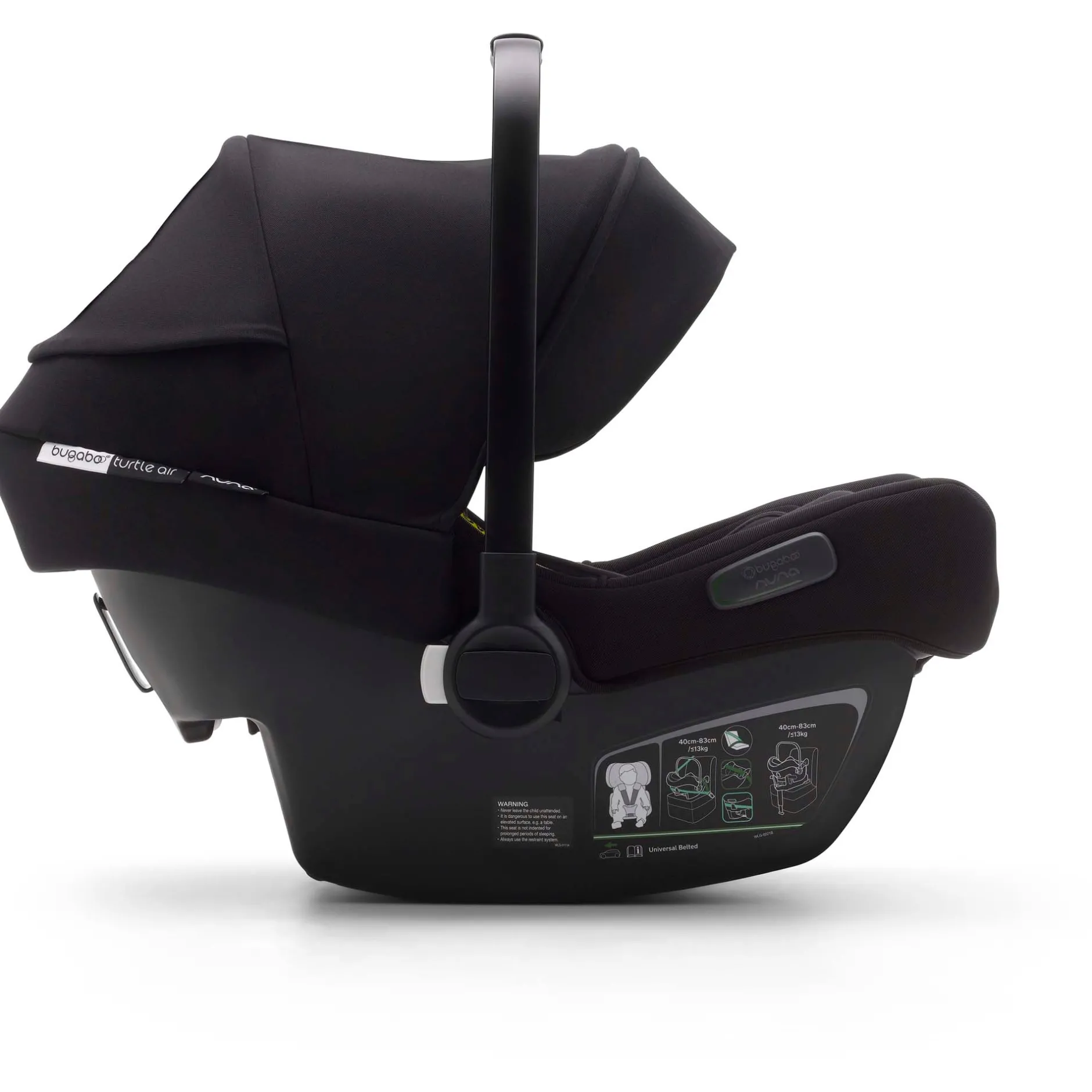 Autostoel Bases|Autostoelen Groep 0*Bugaboo Bundel Turtle Air black & 360 base