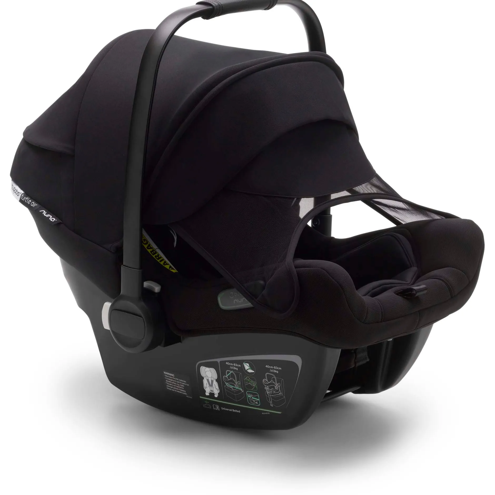 Autostoel Bases|Autostoelen Groep 0*Bugaboo Bundel Turtle Air black & 360 base