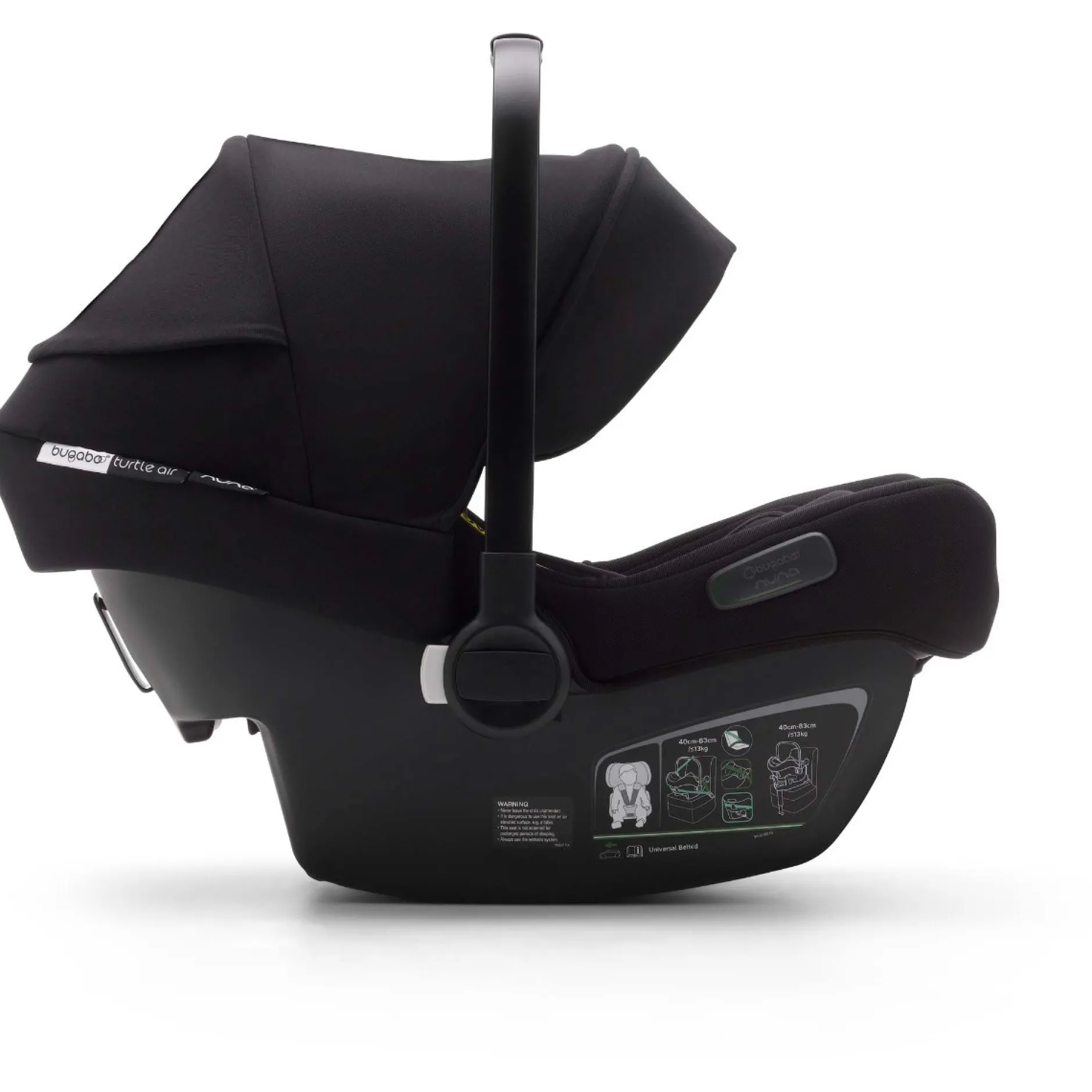 Autostoel Bases|Autostoelen Groep 0*Bugaboo Bundel Turtle Air black & 360 base