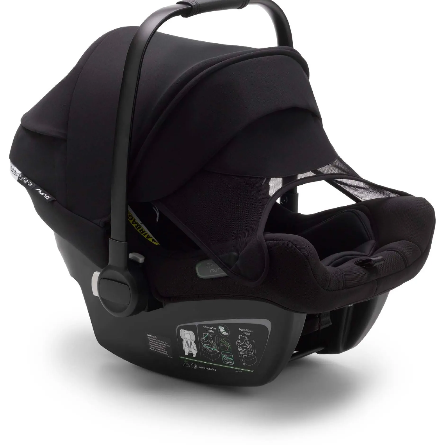 Autostoel Bases|Autostoelen Groep 0*Bugaboo Bundel Turtle Air black & 360 base