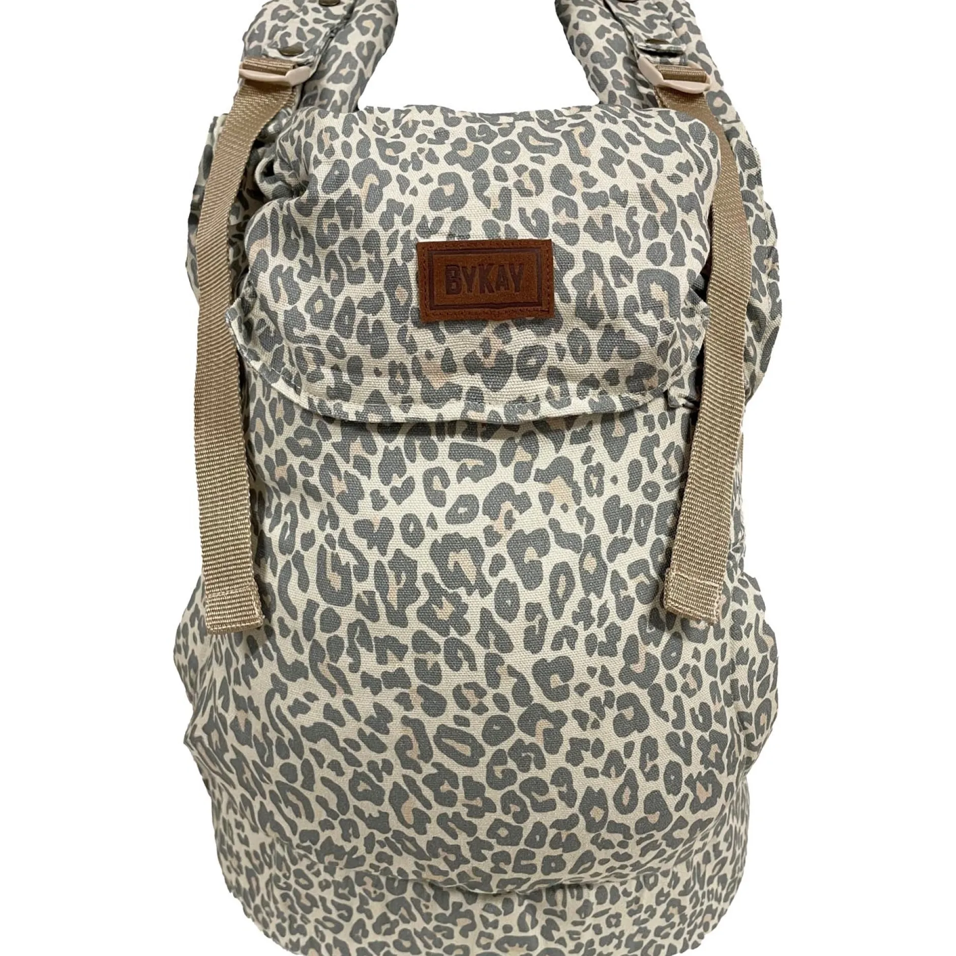 Draagzakken & Doeken*ByKay Click Carrier Deluxe Sand Leopard