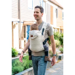 Draagzakken & Doeken*ByKay Click Carrier Deluxe Rib Almond Sand