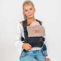 Draagzakken & Doeken*ByKay teddy inlay Taupebrown