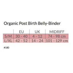 Buikbanden*Carriwell Belly Binder sluitband zwart Black