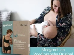 Borstkolven|Bh's*Carriwell meegroei- en voedingsbh naadloos   zwart Black