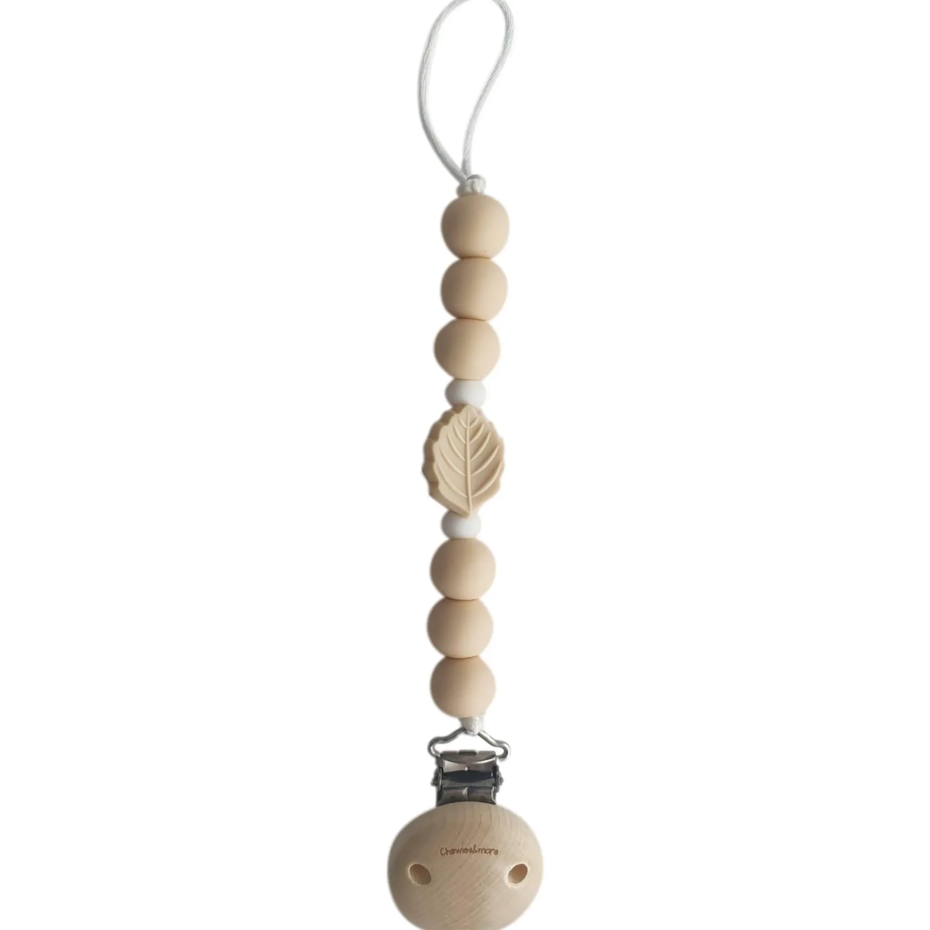 Speenkoorden|Fopspenen & Accessoires*Chewies & more speenkoord Leaf beige