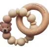 Feestartikelen|Kraamcadeaus*Chewies & more Chewis & More Mini bijtring Bear beige