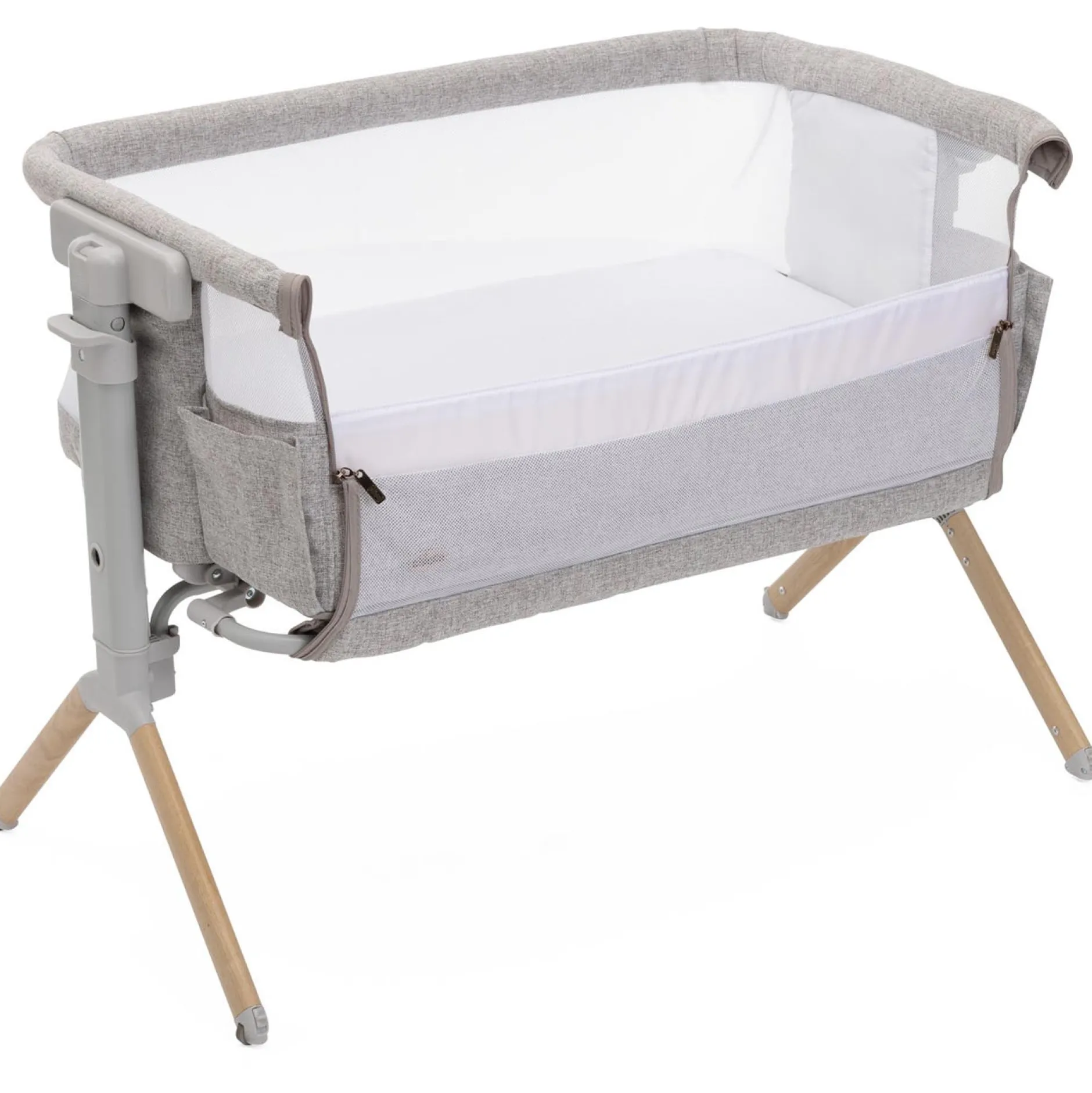 Wiegjes|Co-Sleepers*Chicco Next2Me Co-sleeper Armonia Grey Melee Light