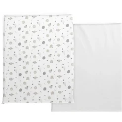 Hoeslakens*Chicco Next2Me katoen hoeslakens 2-pack wit