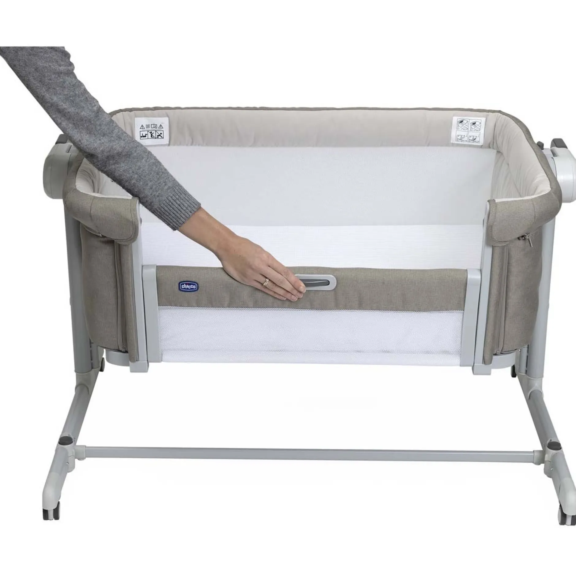 Co-Sleepers|Wiegjes*Chicco next2me Magic Evo Desert Taupe