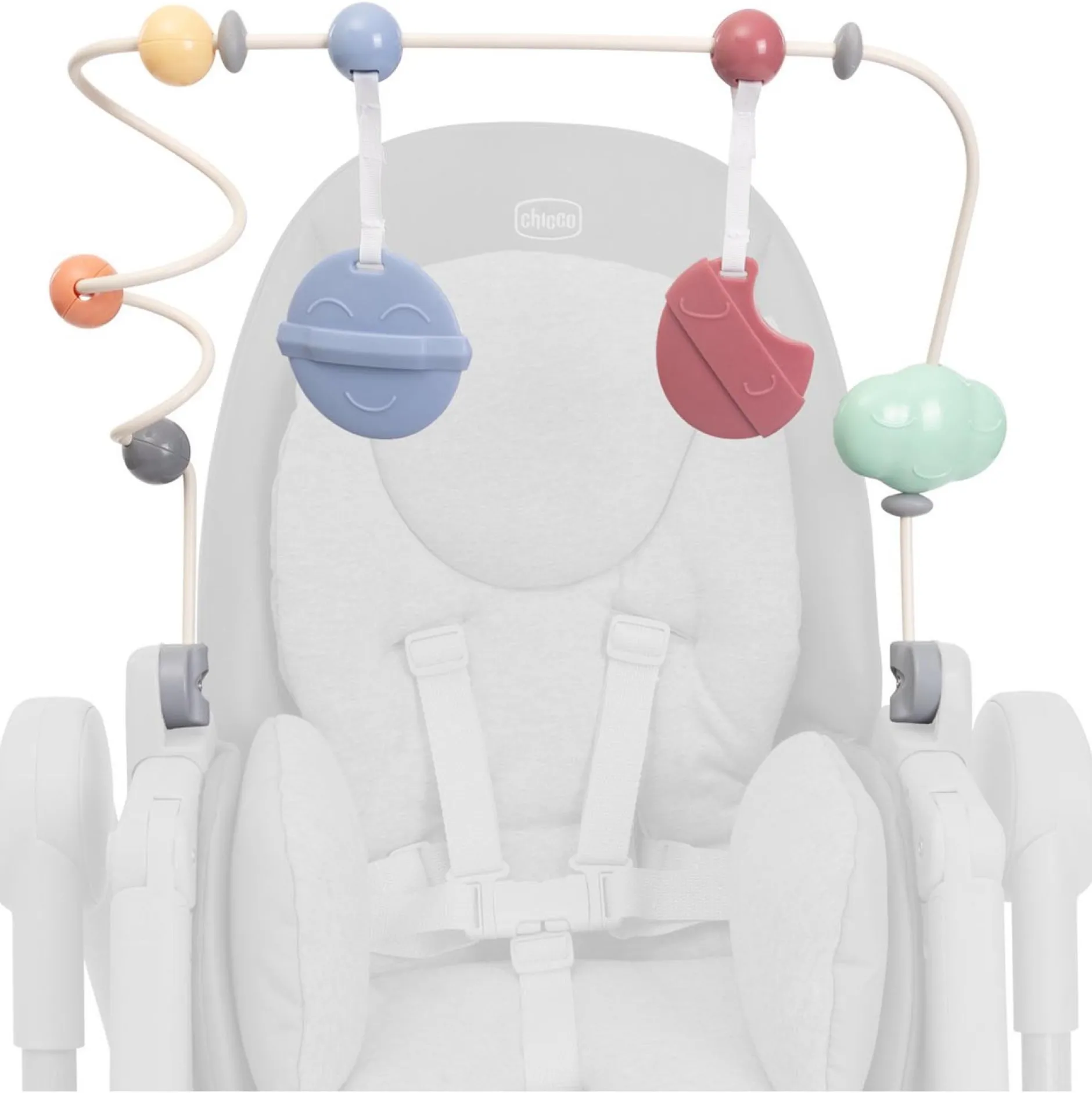 Kinderstoel Accessoires*Chicco Polly Armonia speelboog Multi Color