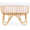 Wiegjes*Childhome rattan wieg rechthoekig (incl. matras en cover) Onbehandeld/Naturel