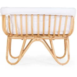 Wiegjes*Childhome rattan wieg rechthoekig (incl. matras en cover) Onbehandeld/Naturel