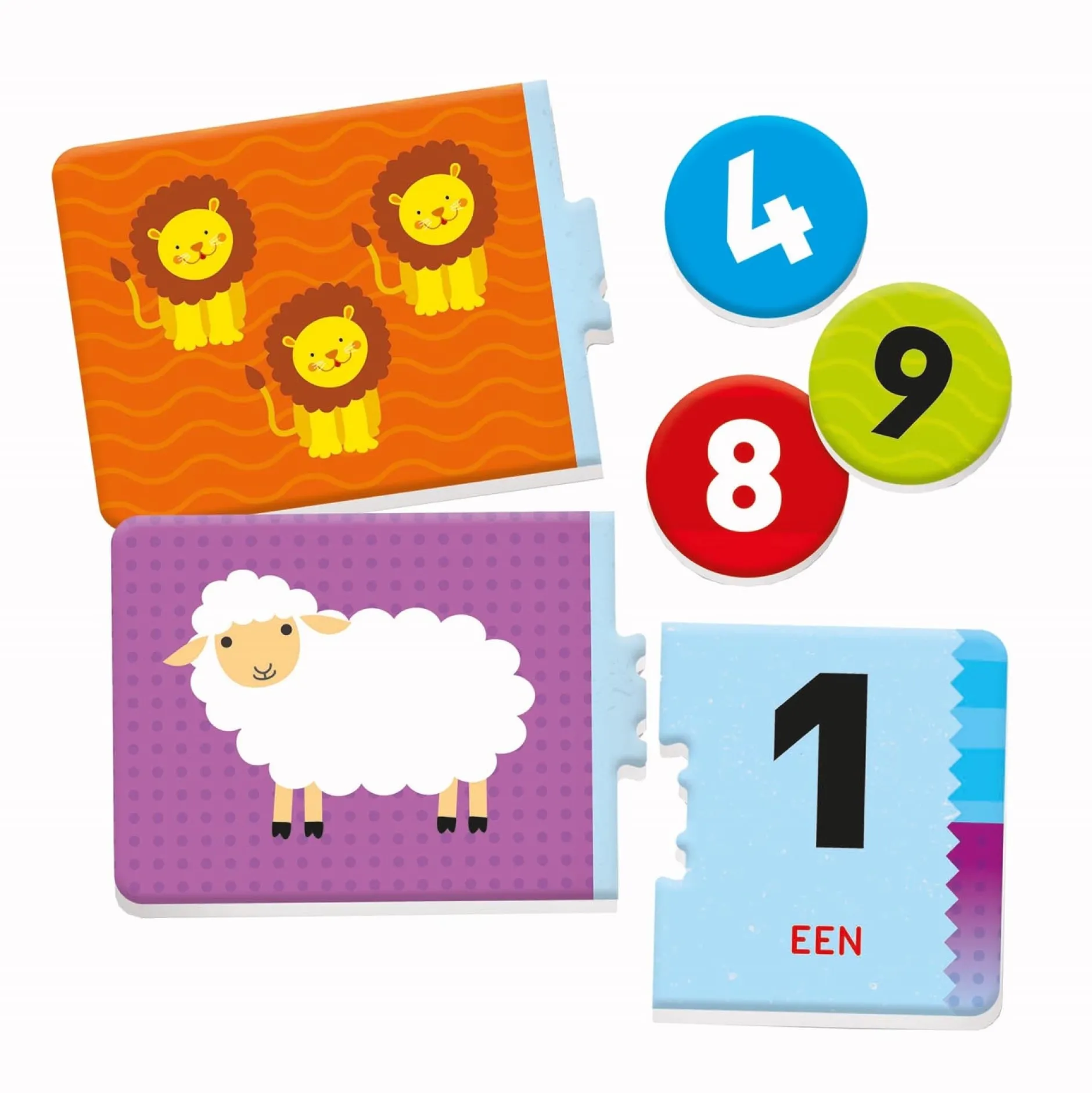 Puzzels & Spellen*Clementoni Education cijfers Multi