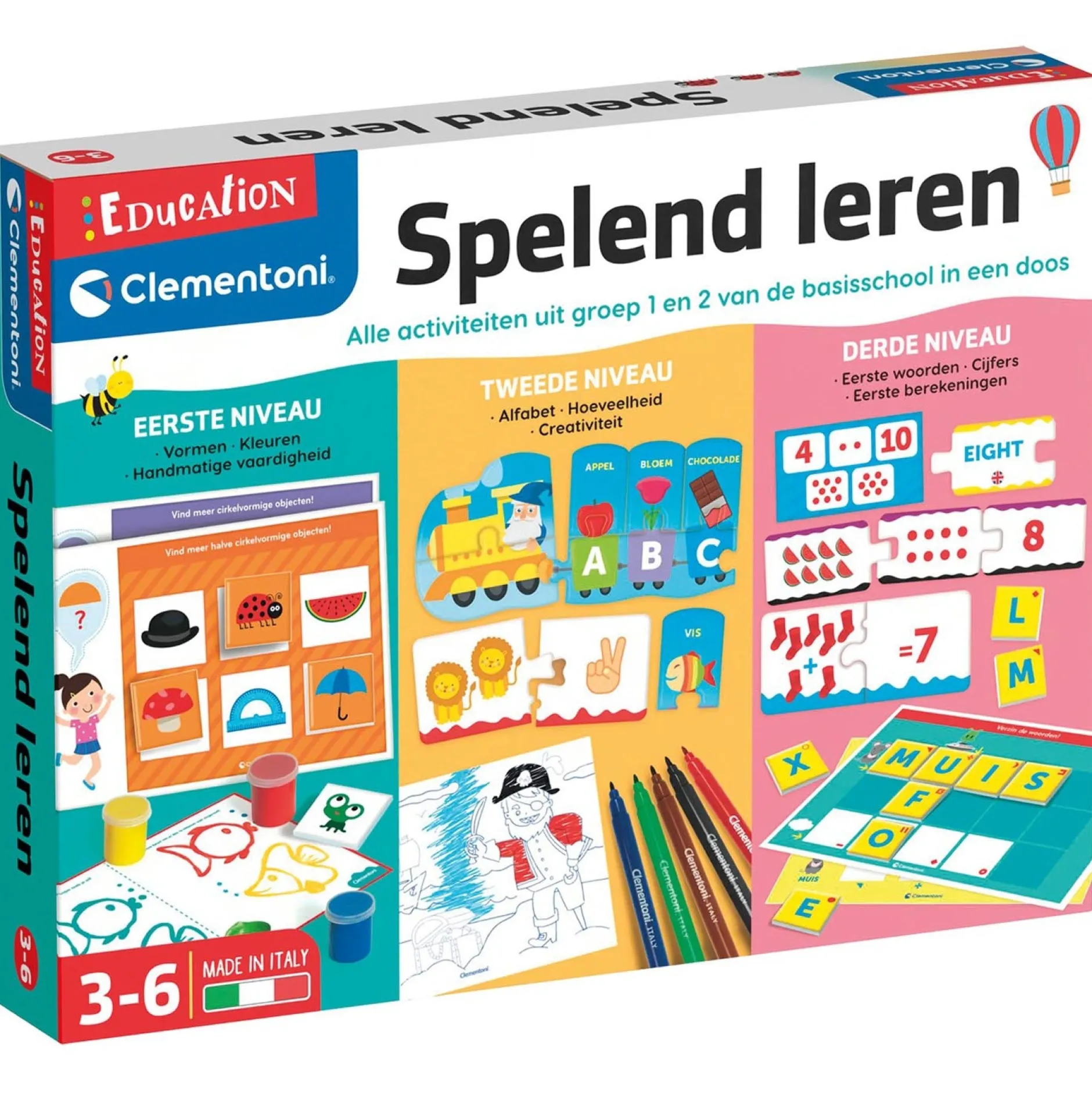 Puzzels & Spellen*Clementoni Education spelend leren Multi