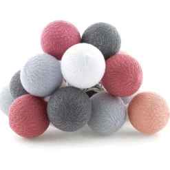 Nachtlampjes*Cotton Ball Lights Cotton Ball starter kit glow roze