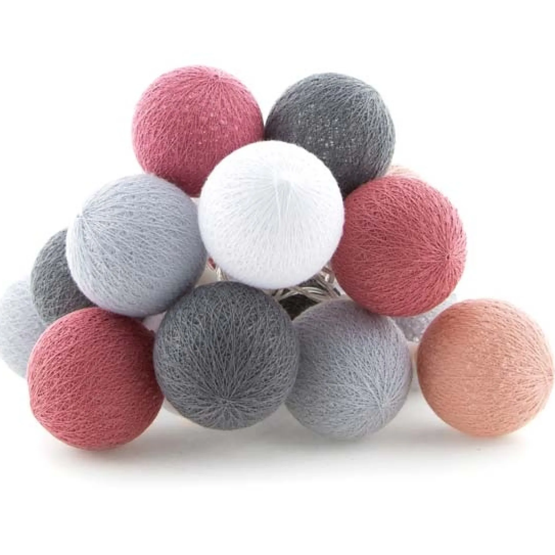 Nachtlampjes*Cotton Ball Lights Cotton Ball starter kit glow roze