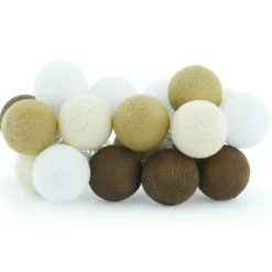 Nachtlampjes*Cotton Ball Lights Cotton Ball Starterset bruin