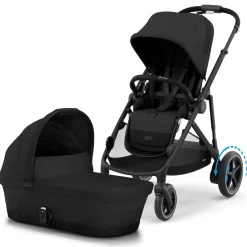 Kinderwagens*Cybex E-Gazelle S compleet Moon Black