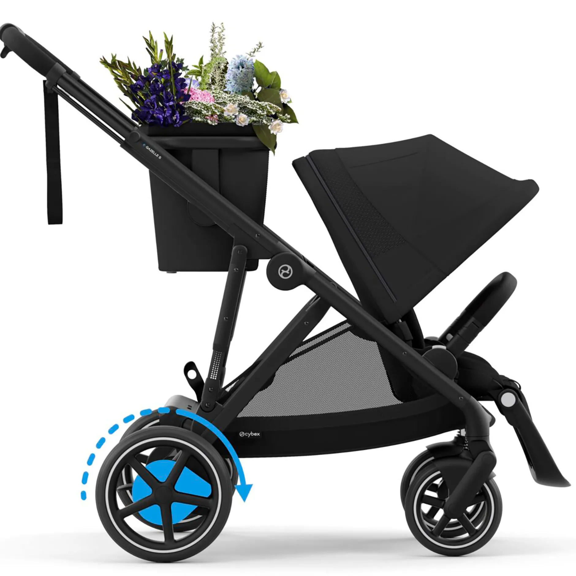Frames Met Zit*Cybex E-Gazelle S Moon Black