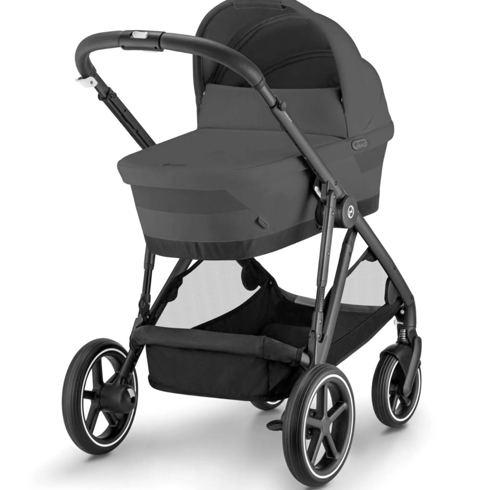 Duo Kinderwagens*Cybex Gazelle S Twin compleet Moon Black