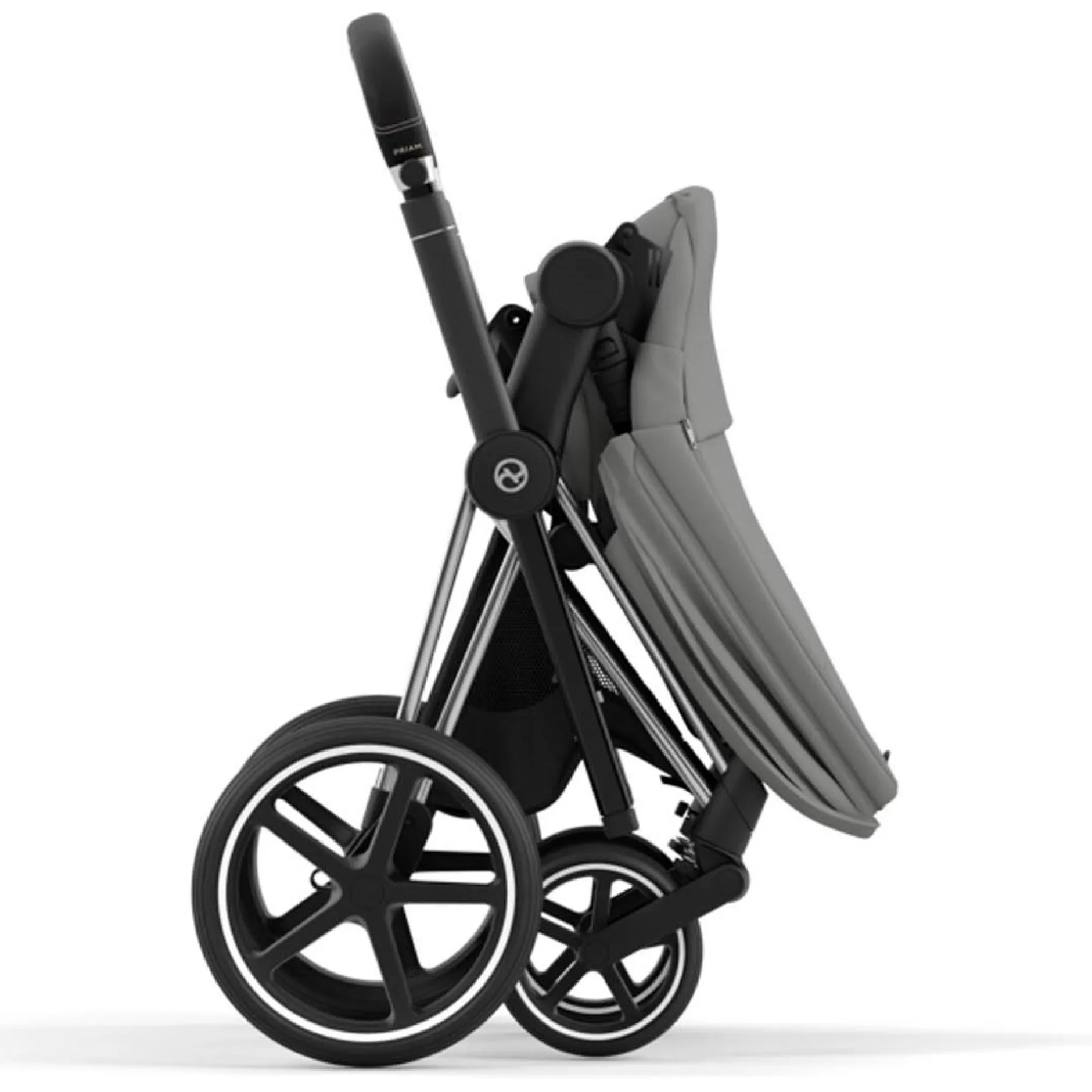 Kinderwagens*Cybex Priam4 compleet Chrome met zwarte handvatten Sepia Black