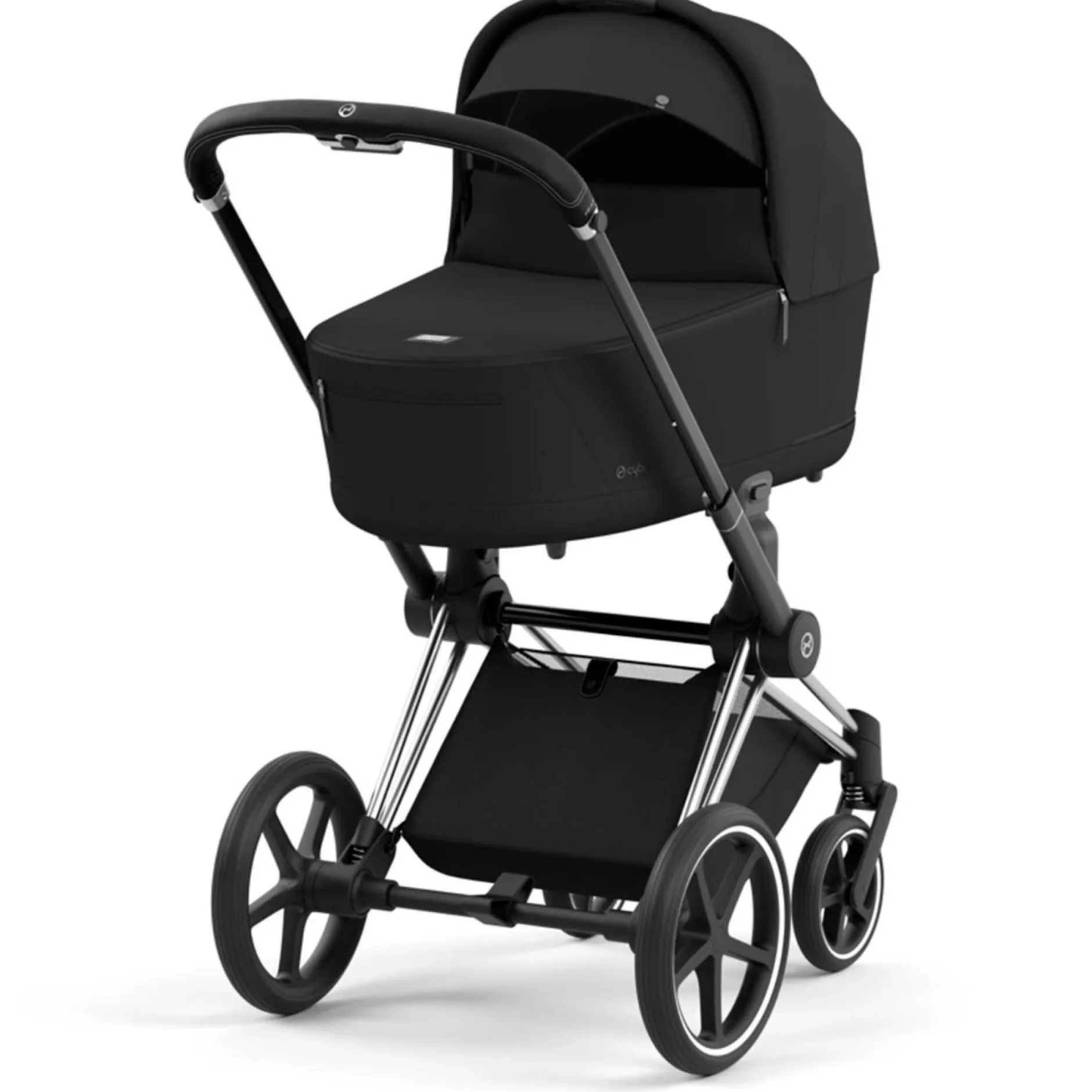 Kinderwagens*Cybex Priam4 compleet Chrome met zwarte handvatten Sepia Black