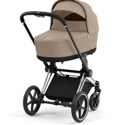 Kinderwagens*Cybex Priam4 compleet Chrome met zwarte handvatten Cozy Beige