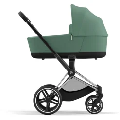 Kinderwagens*Cybex Priam4 compleet Chrome met zwarte handvatten Leaf Green