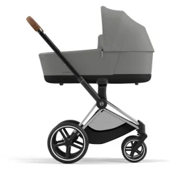 Kinderwagens*Cybex Priam4 compleet Chrome met bruine handvatten Mirage Grey