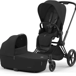 Kinderwagens*Cybex Priam4 compleet Matt Black frame Sepia Black
