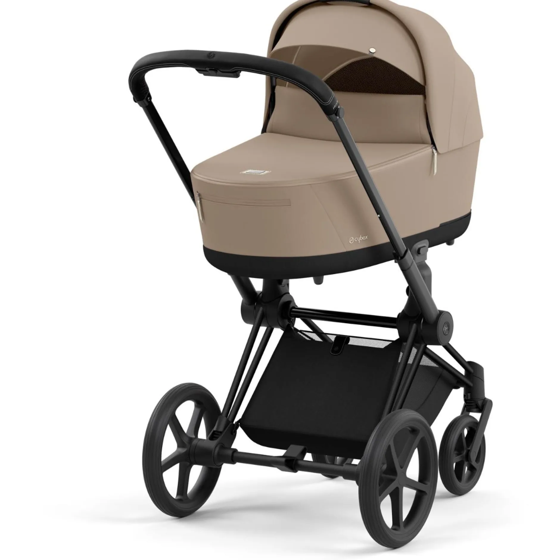 Kinderwagens*Cybex Priam4 compleet Matt Black frame Cozy Beige