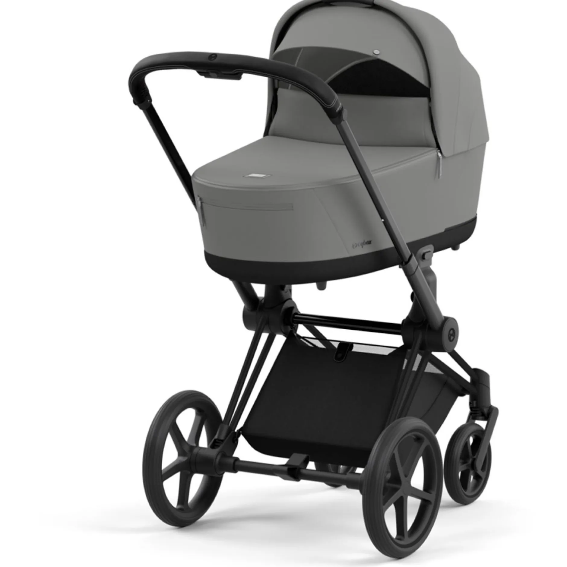 Kinderwagens*Cybex Priam4 compleet Matt Black frame Mirage Grey