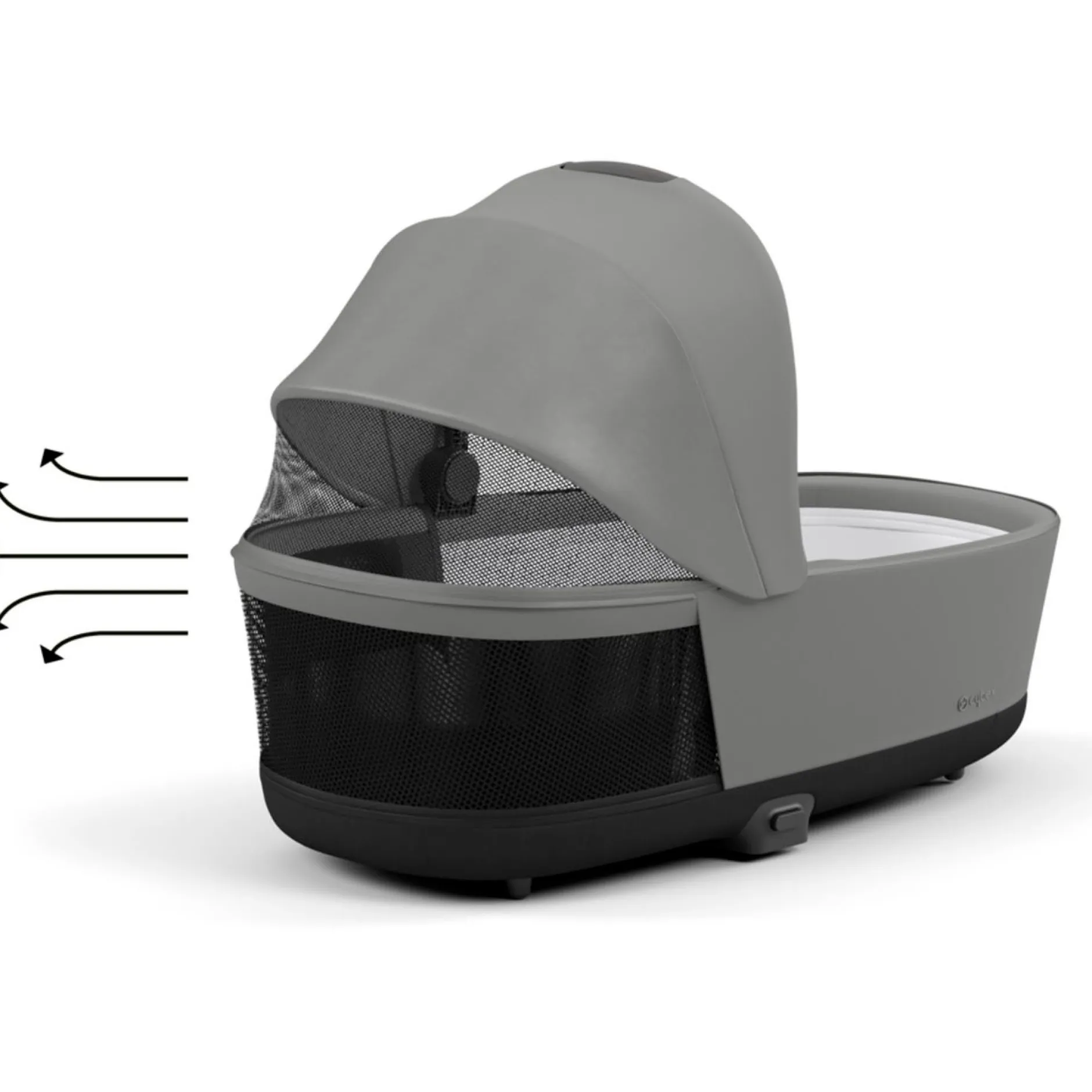 Kinderwagens*Cybex Priam4 compleet Matt Black frame Mirage Grey