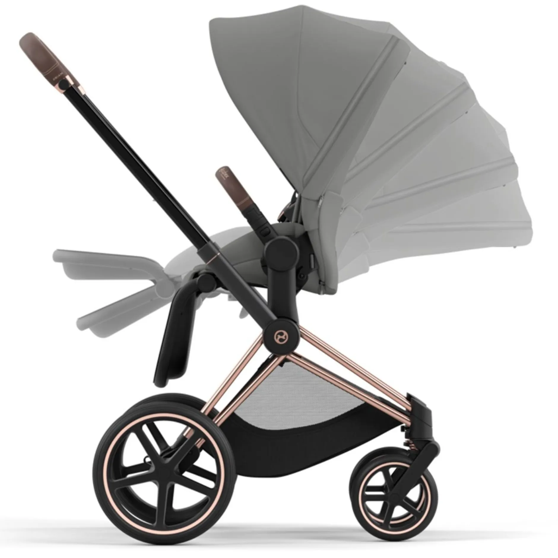 Kinderwagens*Cybex Priam4 compleet Rosegold Mirage Grey