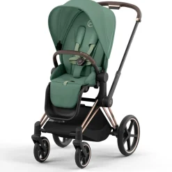 Kinderwagens*Cybex Priam4 compleet Rosegold Leaf Green