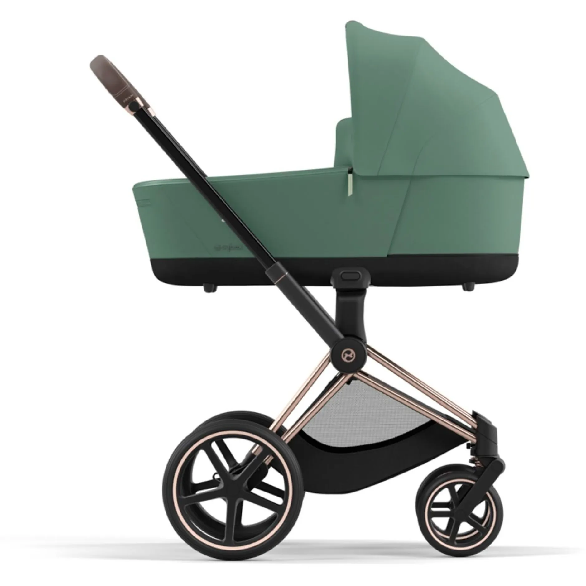 Kinderwagens*Cybex Priam4 compleet Rosegold Leaf Green