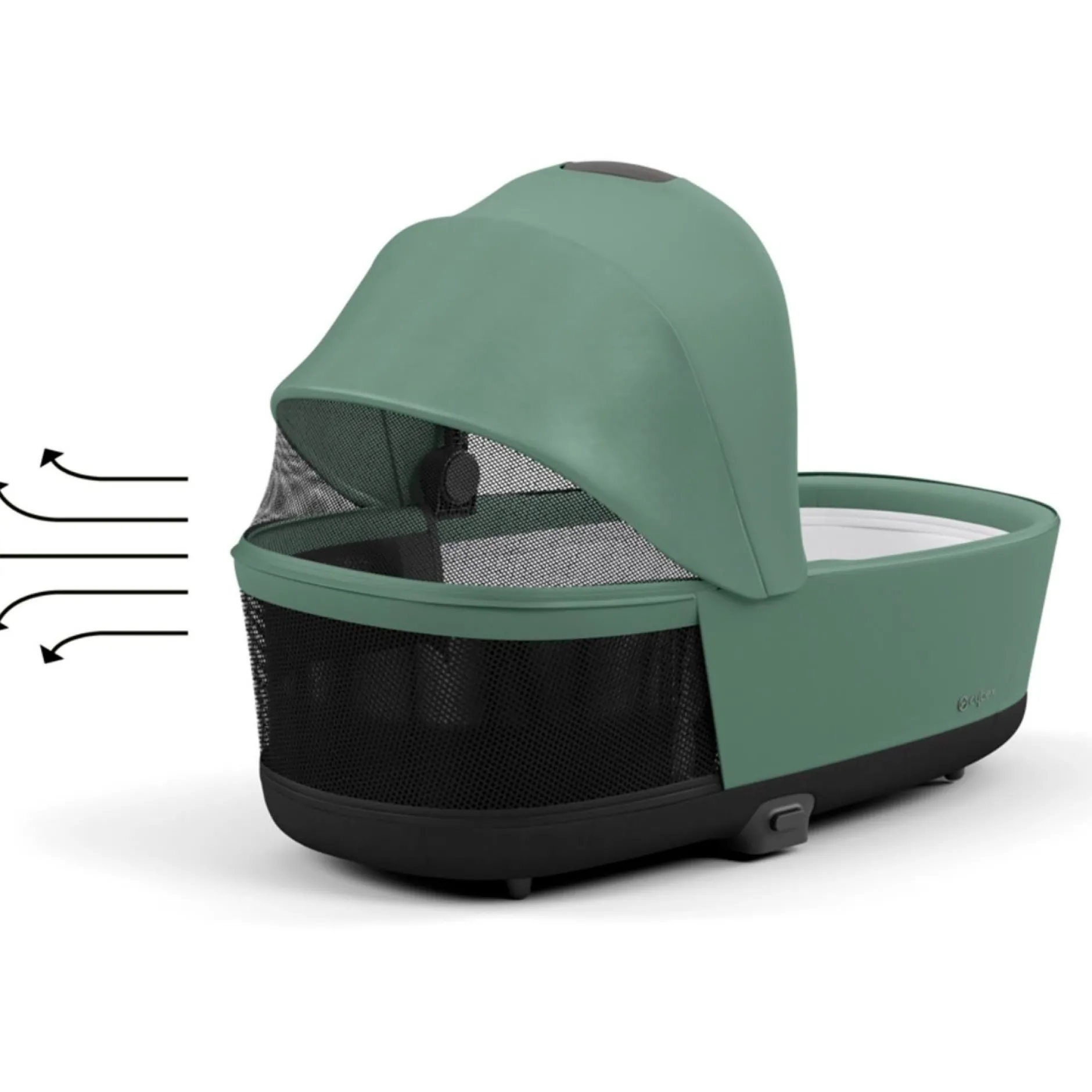 Kinderwagens*Cybex Priam4 compleet Rosegold Leaf Green