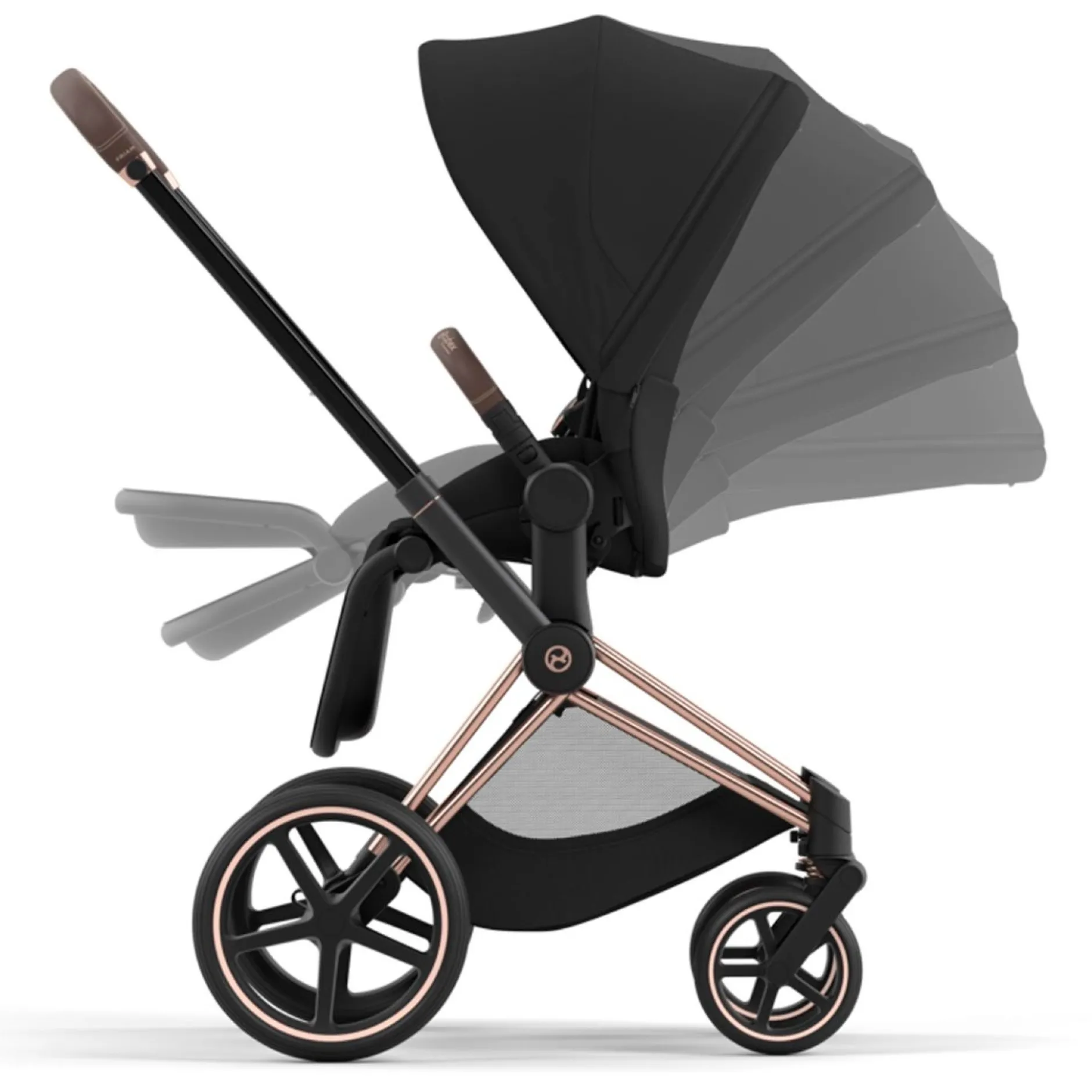 Kinderwagens*Cybex Priam4 compleet Rosegold Sepia Black